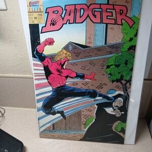 Comic Book with Vibrant Cover Art